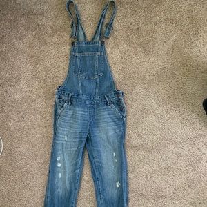Medium Wash Denim Overalls